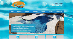 Desktop Screenshot of creativepoolsinc.com